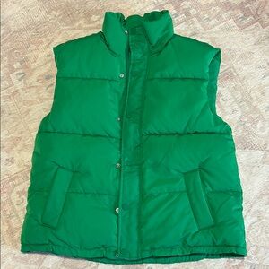 Wondershop Green Puffer Vest